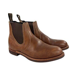 Red Wing Heritage 8201 Chelsea Rancher Boots Mens Size 10 D Amber Harness